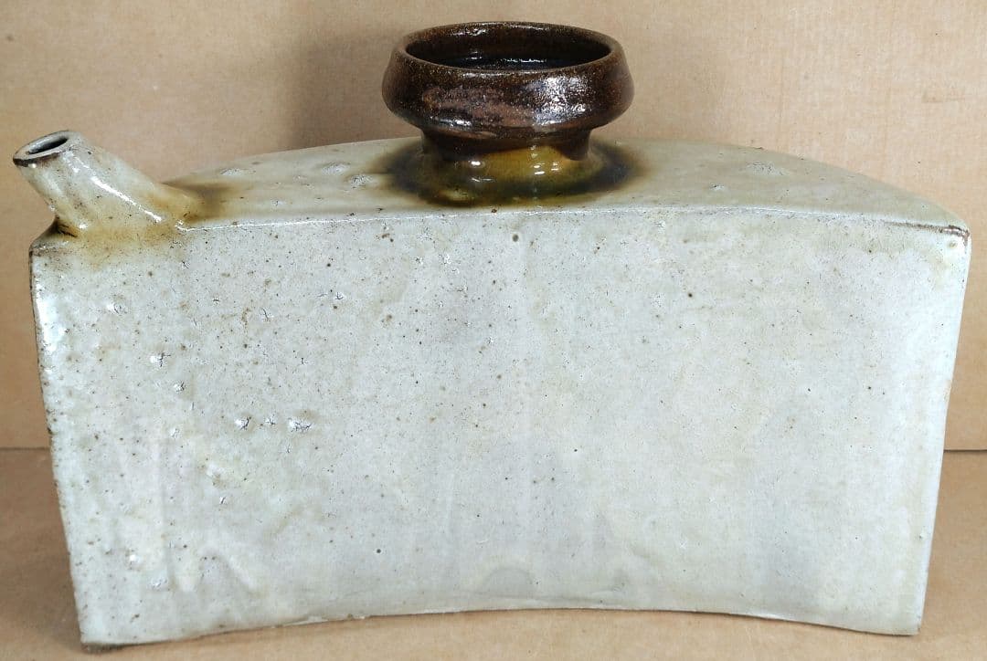 【本物保証】金城次郎 海老抱瓶 共箱 栞 美品 最大級ｗ29㎝ 壷屋焼 人間国宝