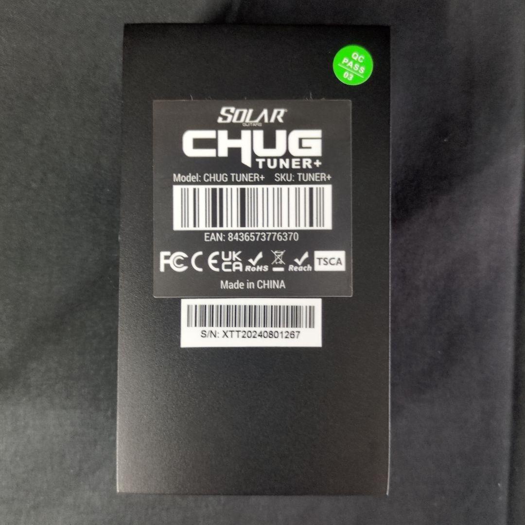 極美品 Solar Guitars CHUG TUNER+ 多機能チューナー