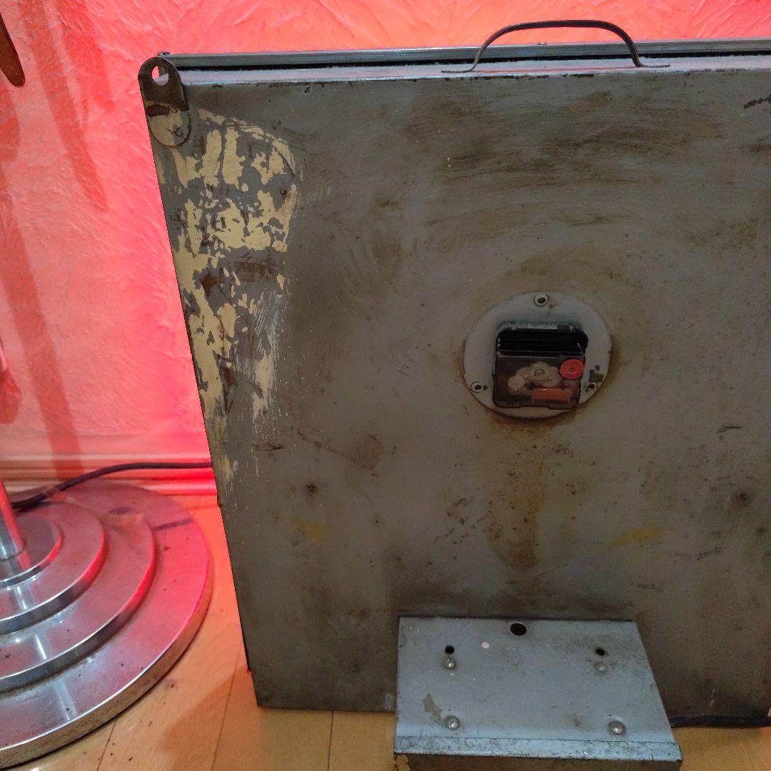 1930's/40's アールデコ レッド ネオン クロック