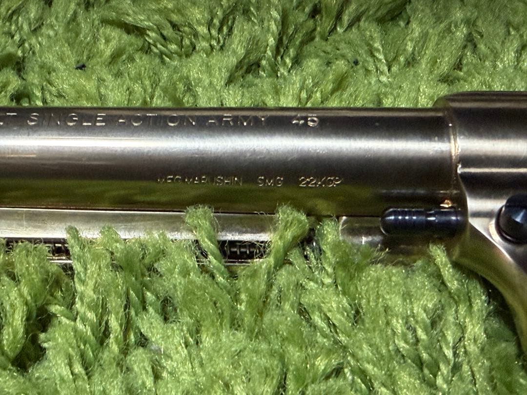 マルシン　コルトSAA45 22KGP 木グリSMG適合モデルガン 本体のみ