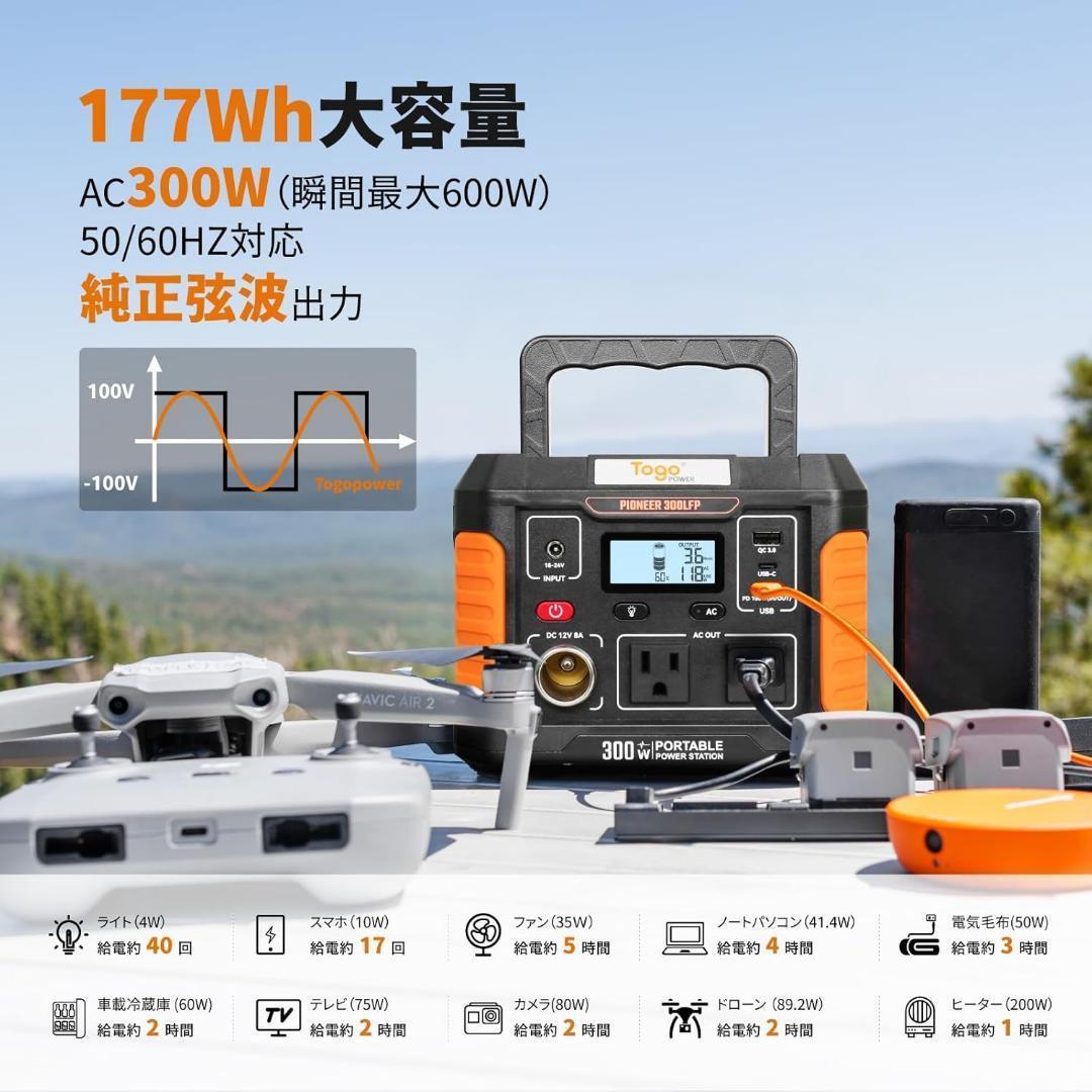 ひかる様　　　 ポータブル電源 ソーラーパネル セット 小型