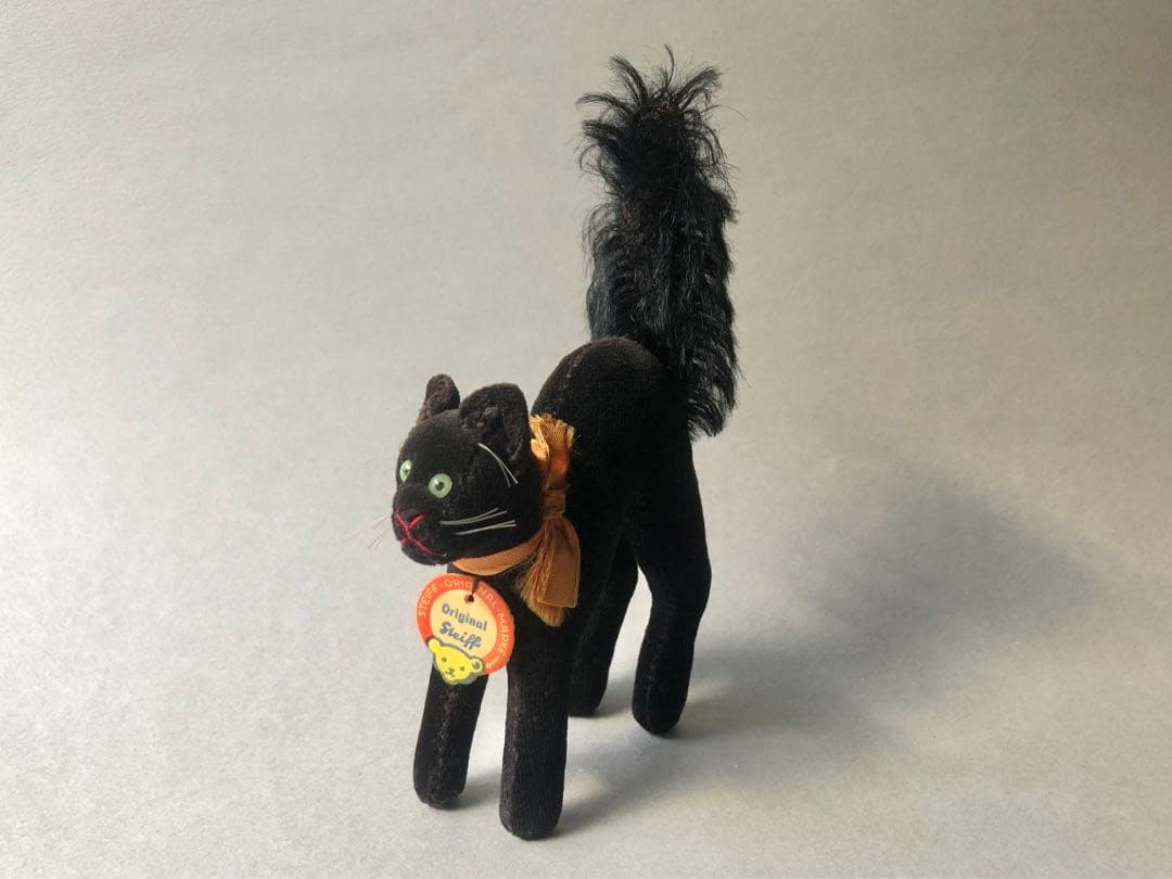 Steiff 　猫のトムキャット　最小　タグあり