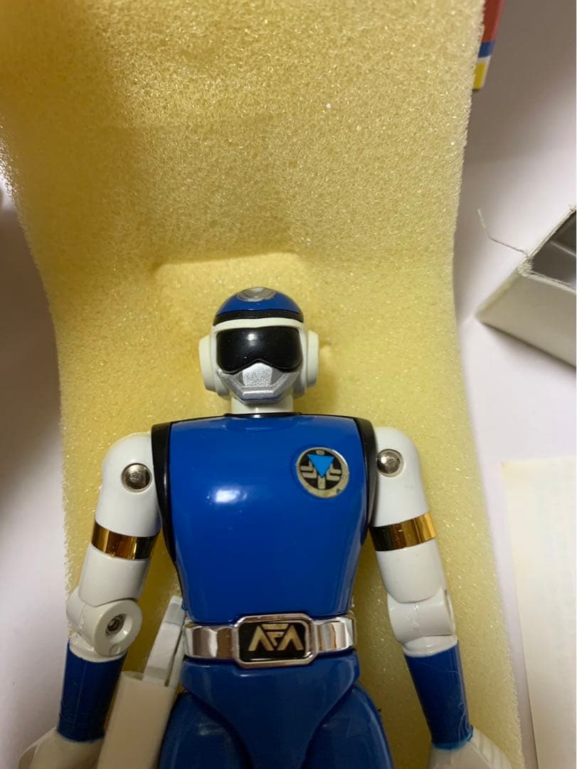 ⚠️デッドストック　超新星フラッシュマン　ブルーフラッシュ　超合金　バンダイ