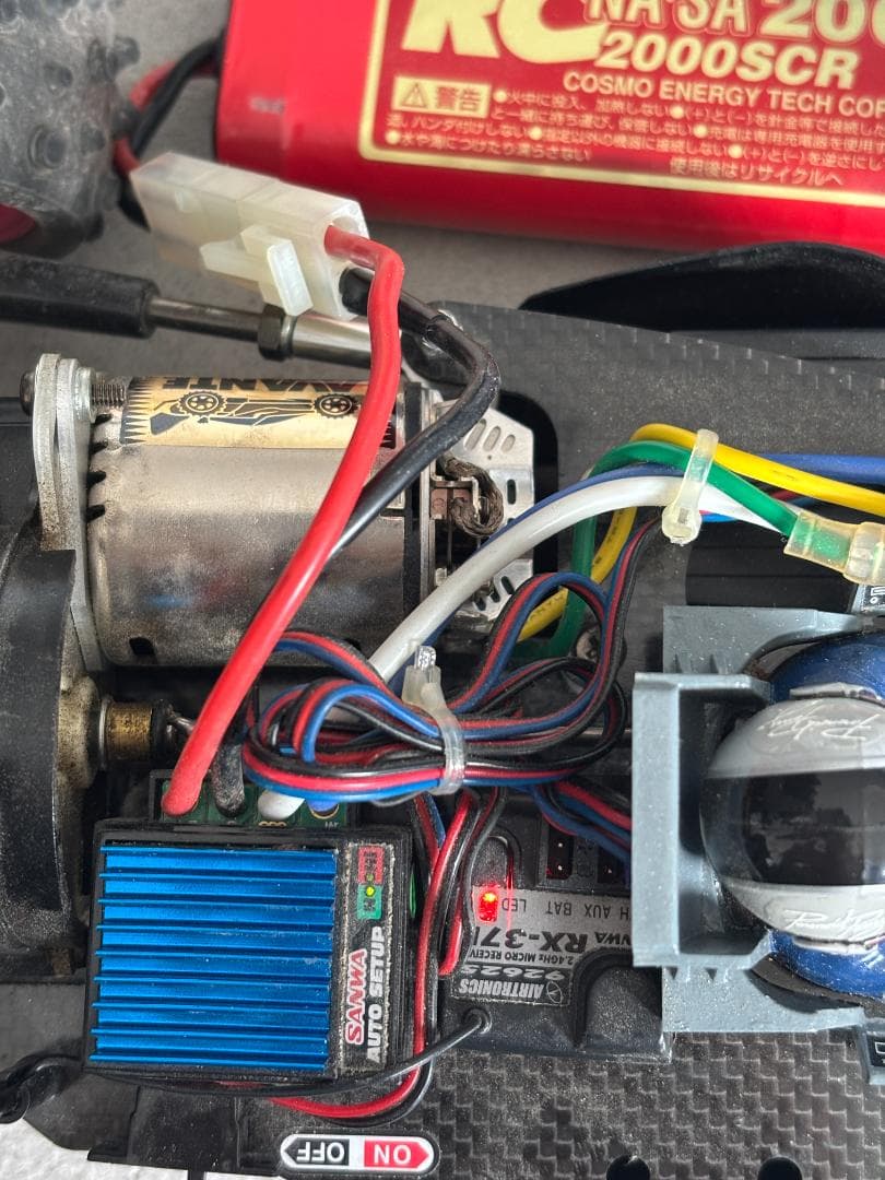 タミヤ 1/10 電動RCカー アバンテ ブラックスペシャル 中古車プロポ付