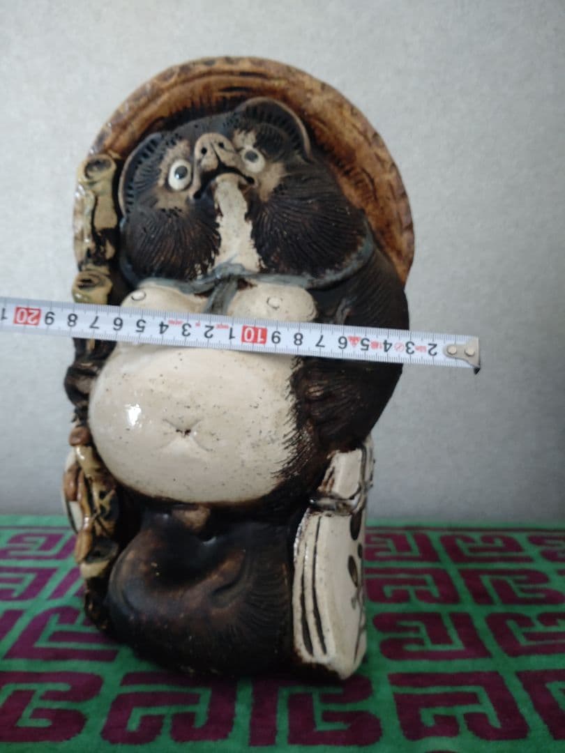 信楽焼　たぬき　置物　年代物　骨董