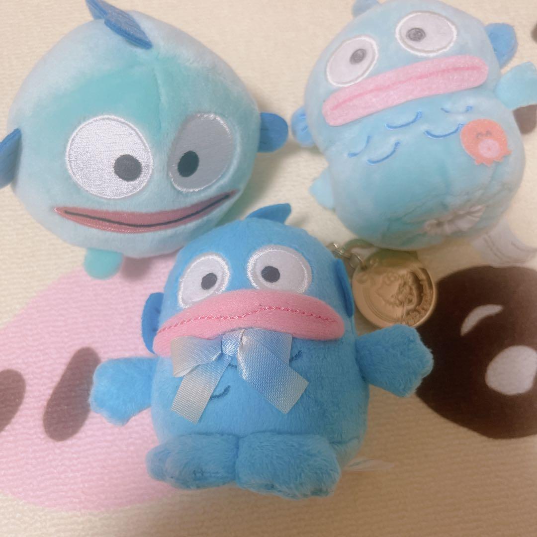 サンリオ　ハンギョドン　マスコット　3点セット