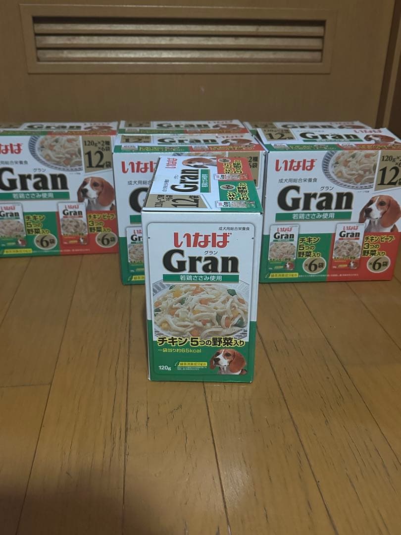 いなば Gran チキンと野菜 120g×12個入り 6ケース