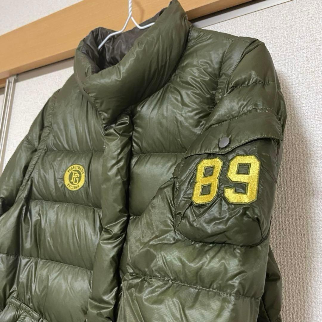 ⛳️美品 パーリーゲイツ 2way ダウンジャケット カーキ サイズ1⛳️