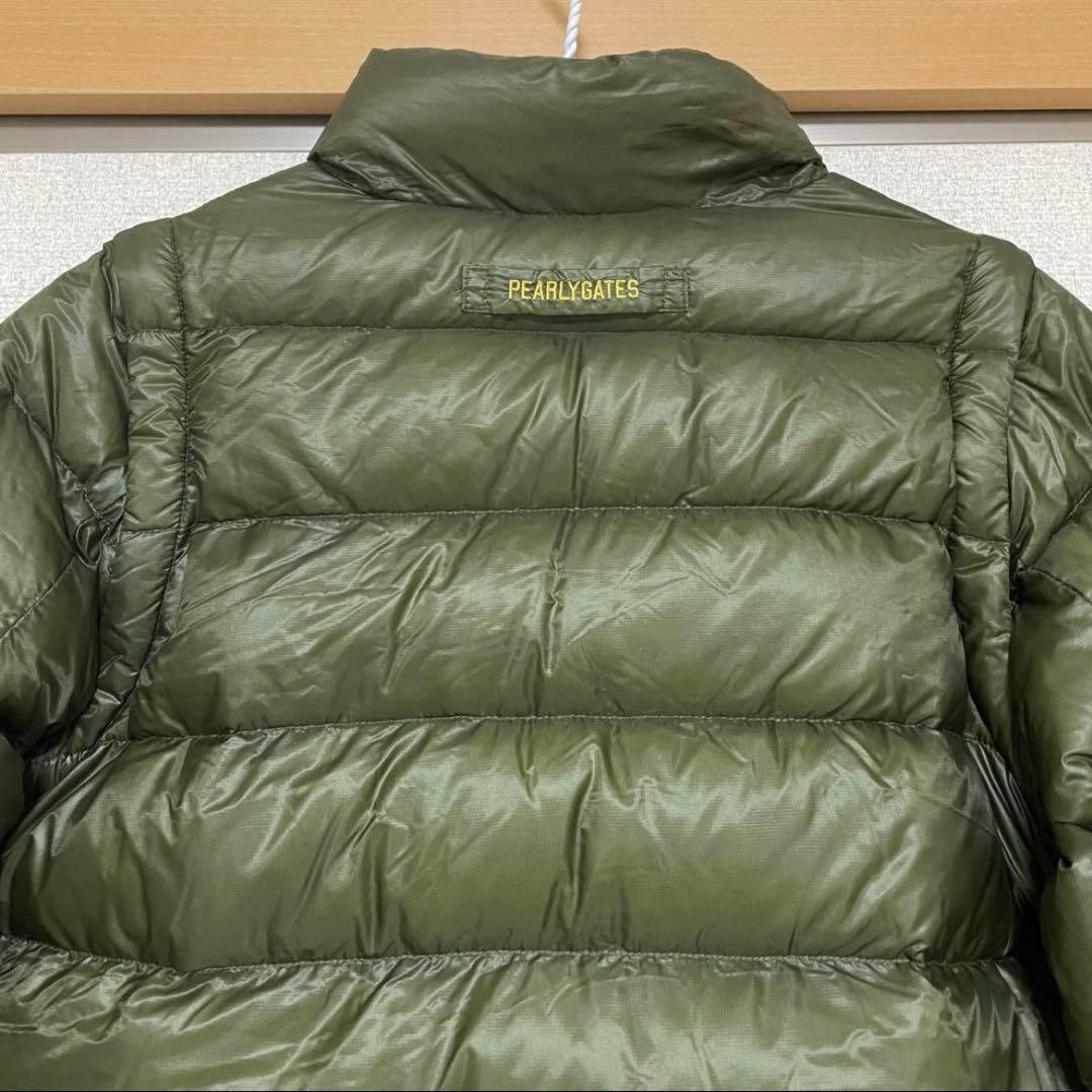⛳️美品 パーリーゲイツ 2way ダウンジャケット カーキ サイズ1⛳️