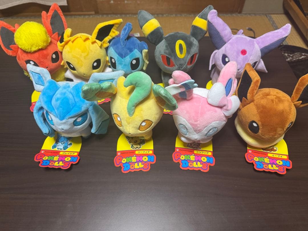 ポケモン ポケドール ブイズ 9体 タグあり