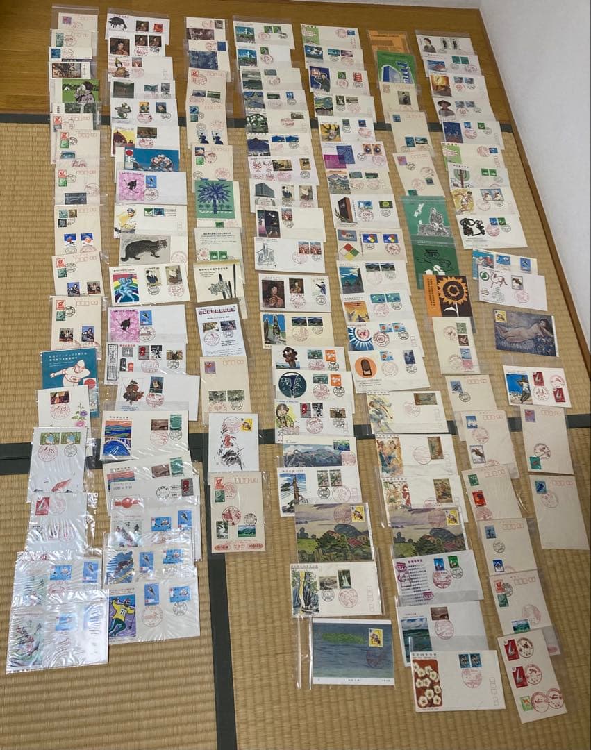 1970年代中心　初日カバー、マキシマムシートなど