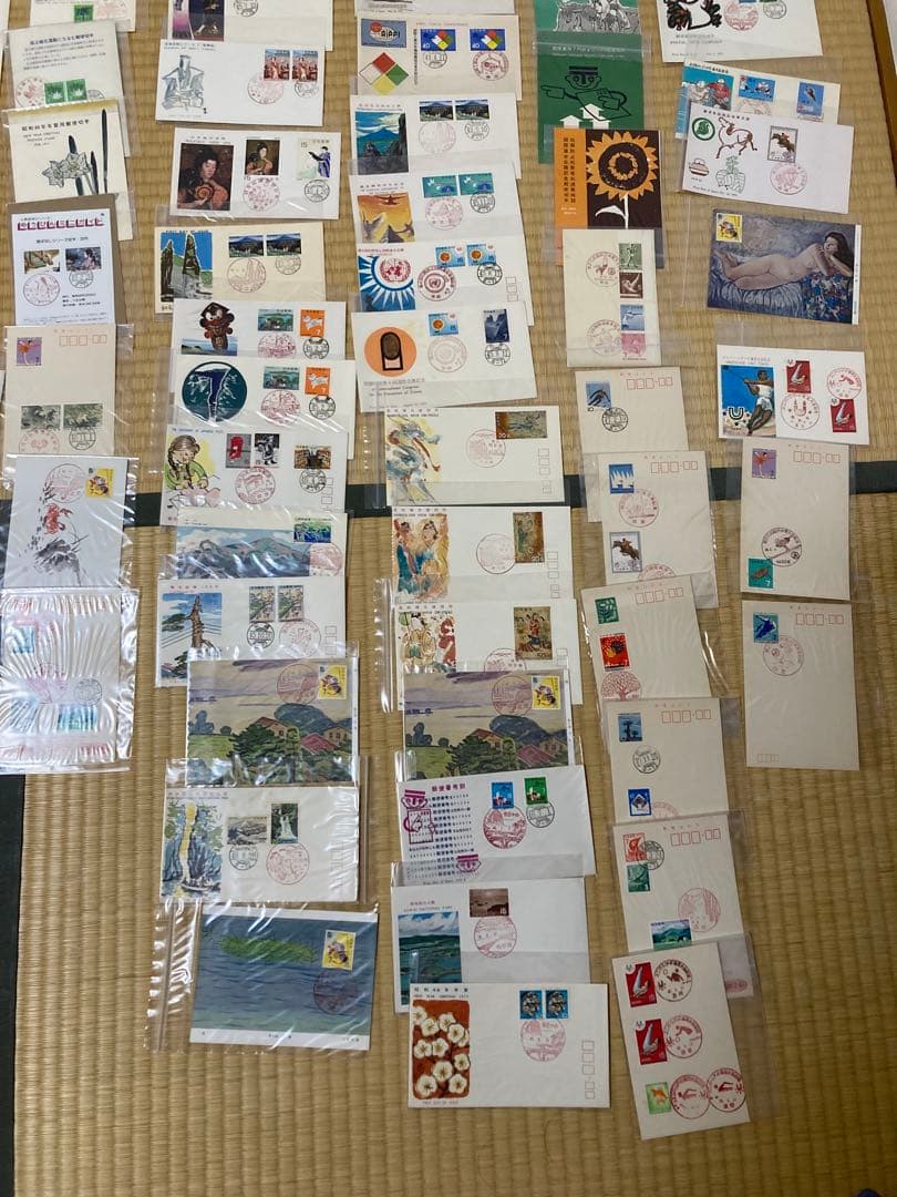 1970年代中心　初日カバー、マキシマムシートなど