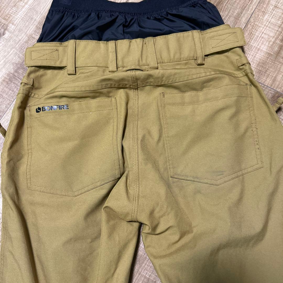 BONFIRE スキー、スノーボードウェア ブラック カーキ