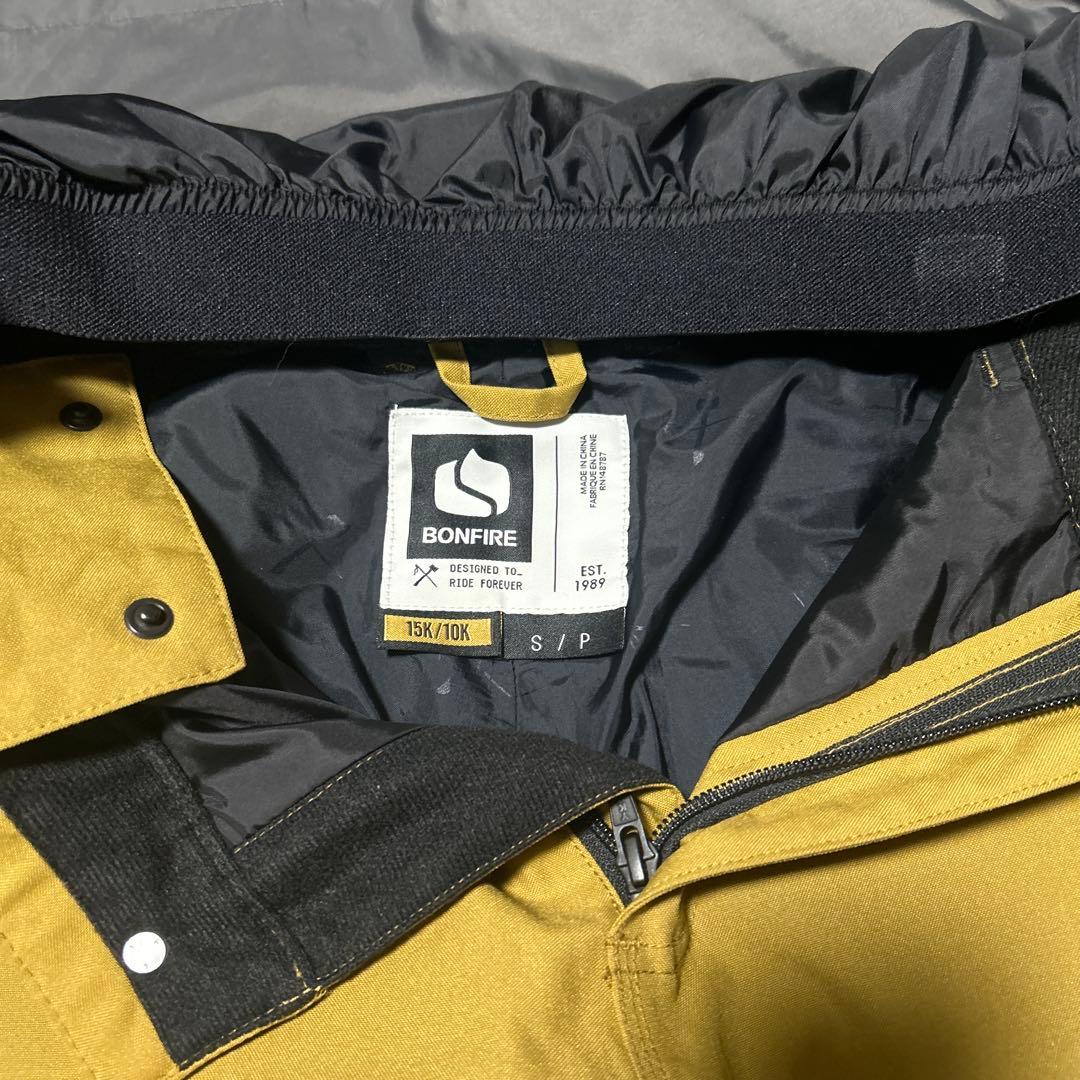 BONFIRE スキー、スノーボードウェア ブラック カーキ