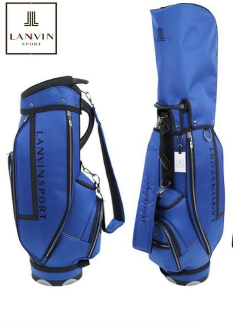 LANVIN SPORT 青 ゴルフ　キャディバッグ
