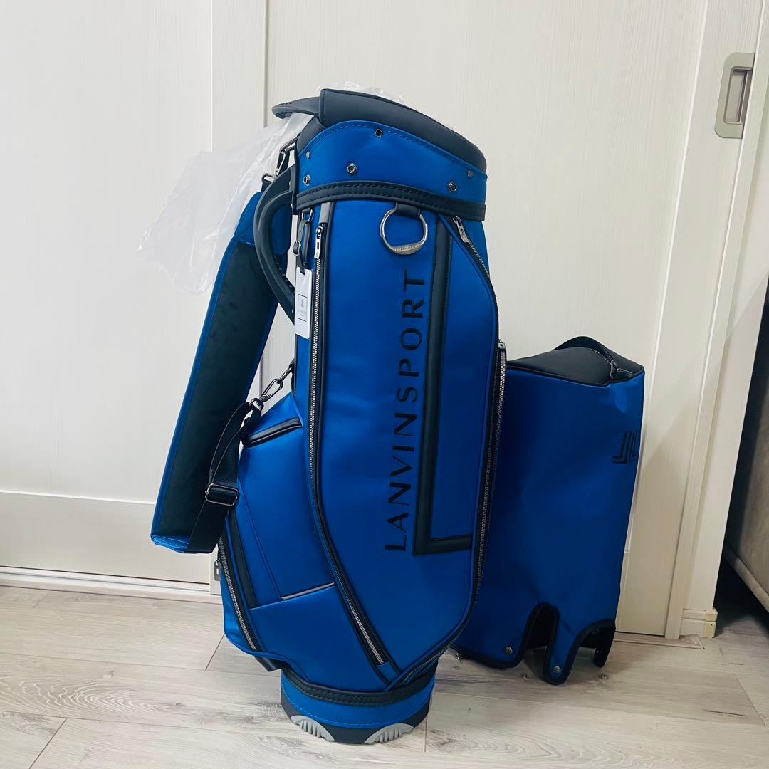 LANVIN SPORT 青 ゴルフ　キャディバッグ