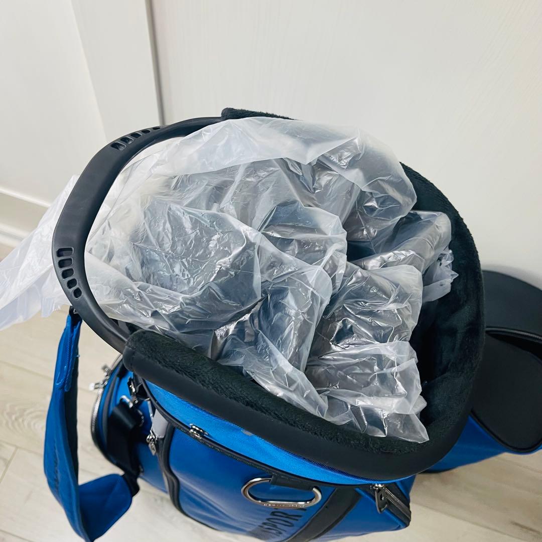 LANVIN SPORT 青 ゴルフ　キャディバッグ