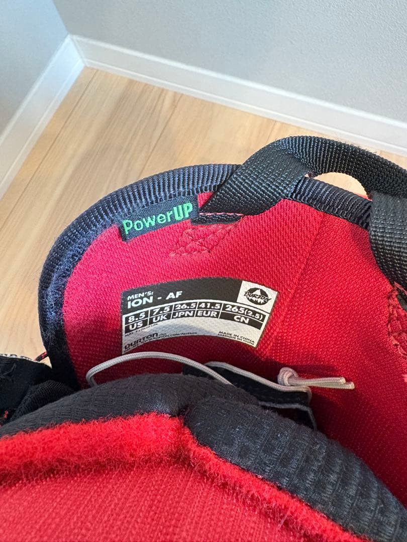 【BURTON】 ION アジアンフィット スノーボードブーツインソール付き