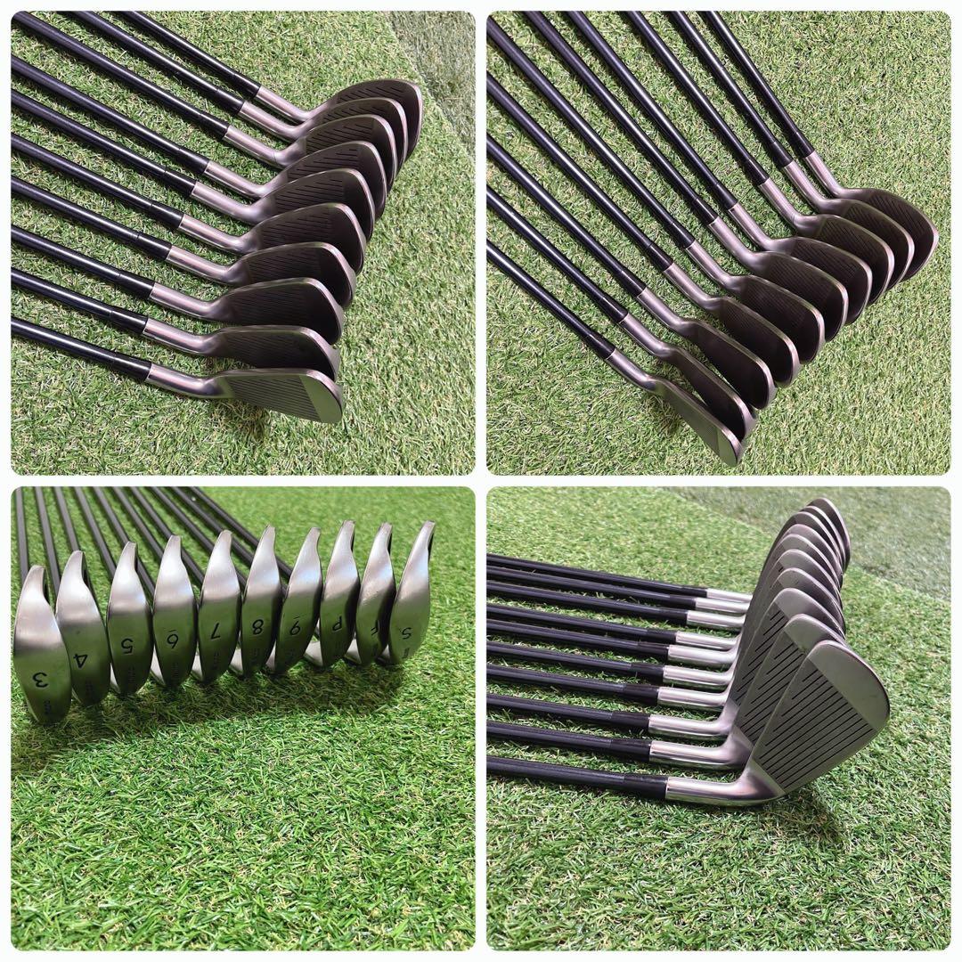 美品 レフティ Mizuno ZEPHYR メンズアイアン10本セット SR相当