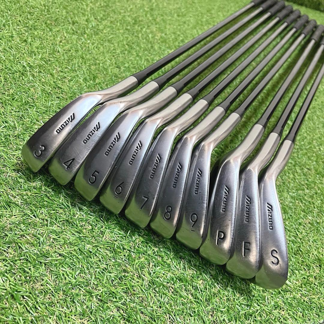 美品 レフティ Mizuno ZEPHYR メンズアイアン10本セット SR相当