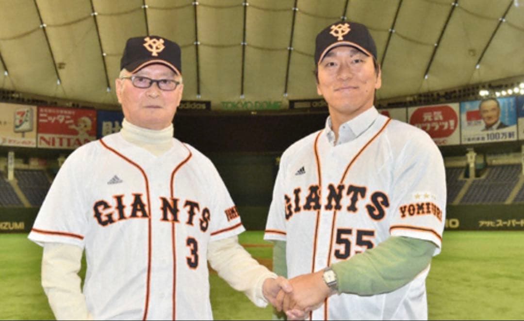 読売ジャイアンツ　長嶋茂雄監督ユニフォーム　日本製　Lサイズ　adidas