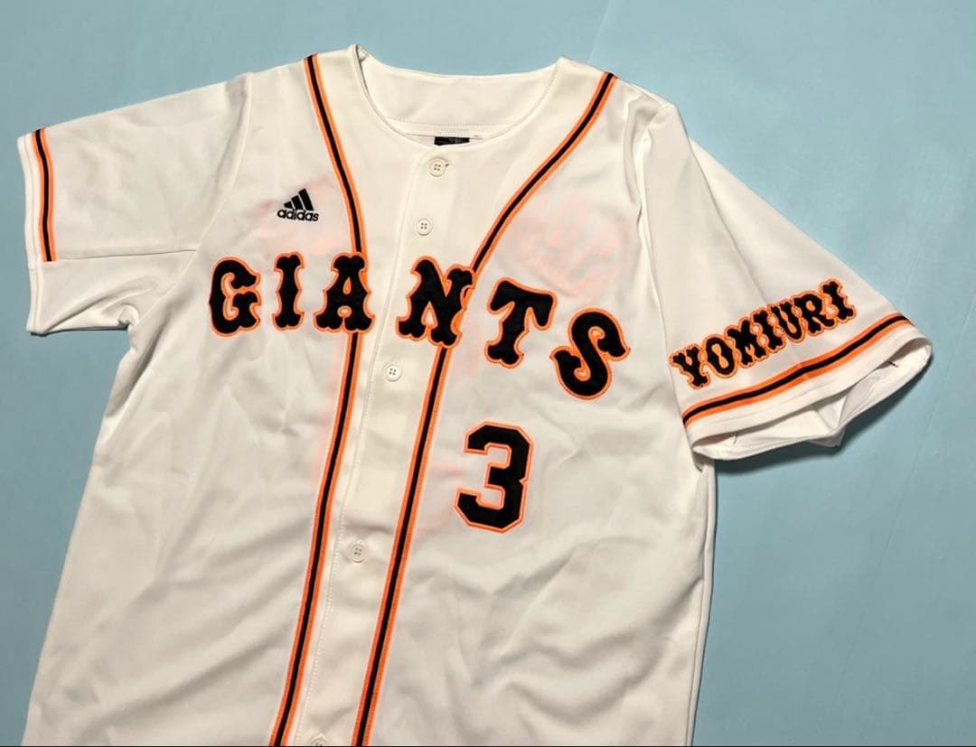 読売ジャイアンツ　長嶋茂雄監督ユニフォーム　日本製　Lサイズ　adidas