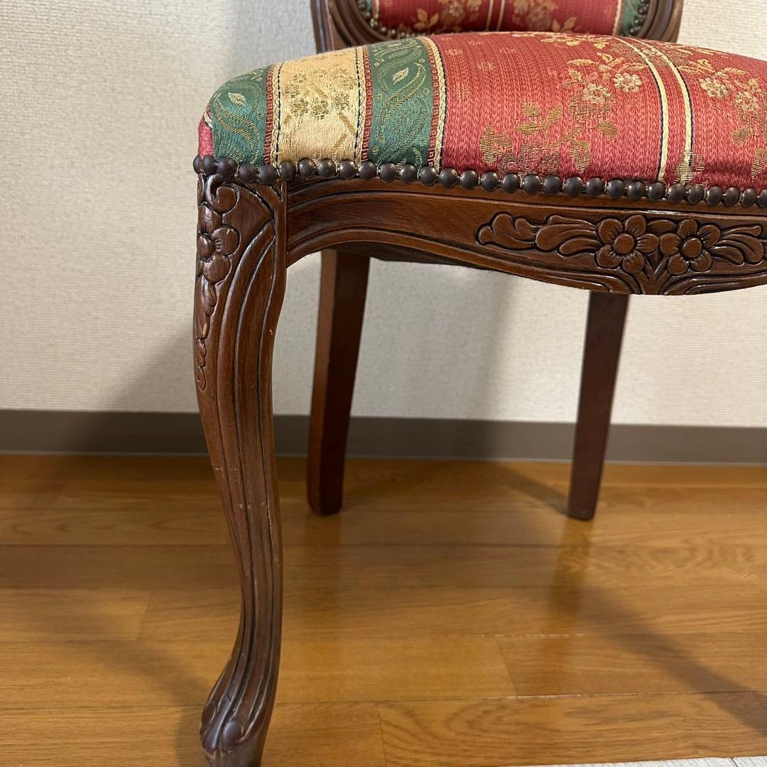 イタリア製クラシックチェア アンティーク 猫脚 高級家具　イタリアン家具