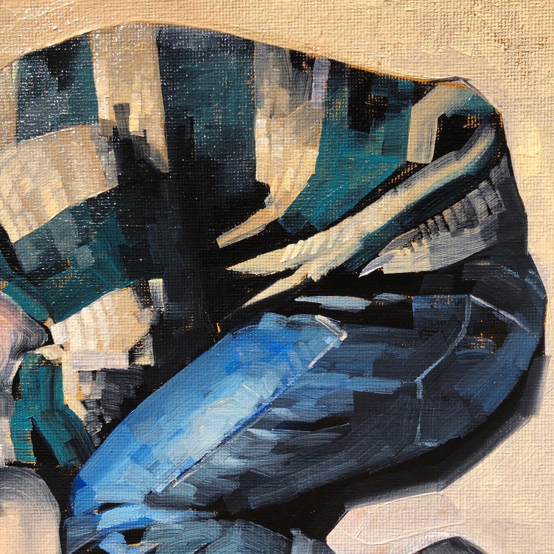 油彩『Until I Melt Away』(私が溶けて消えるまで)