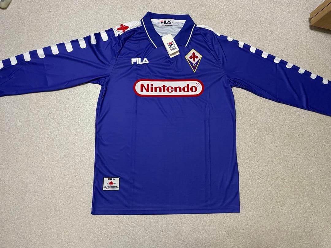 FILA ACフィオレンティーナ 長袖シャツ Nintendoイタリア製