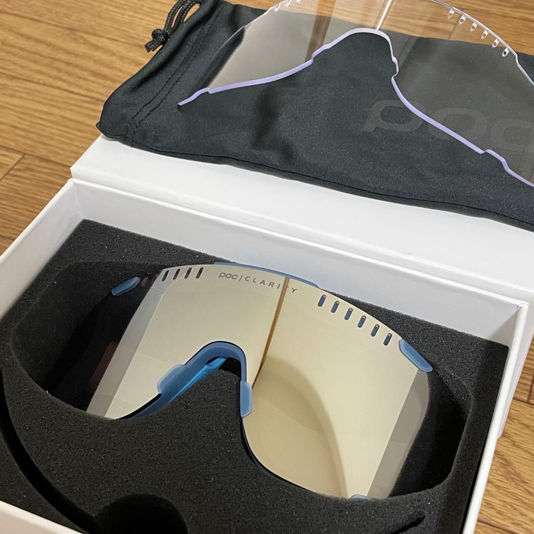 【新品】POC｜Devour｜ライトブルー｜ロードバイク サングラス