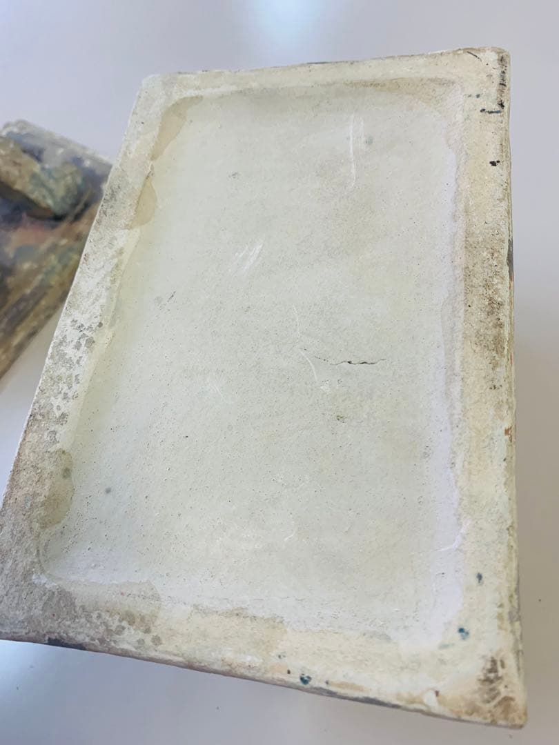 希少！中国唐時代中期黄釉獅子（時代保証）