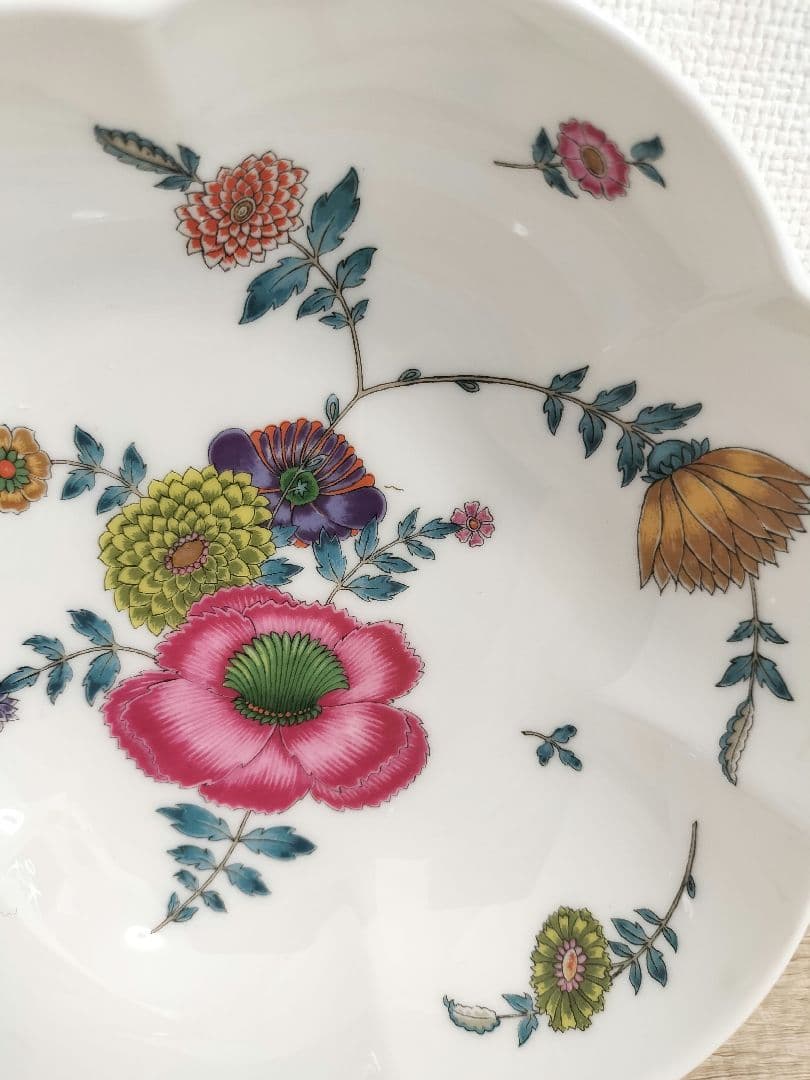 お値下げしました、3枚組　ヴィンテージ 　リモージュ　セラレンアネモネ　ボウル