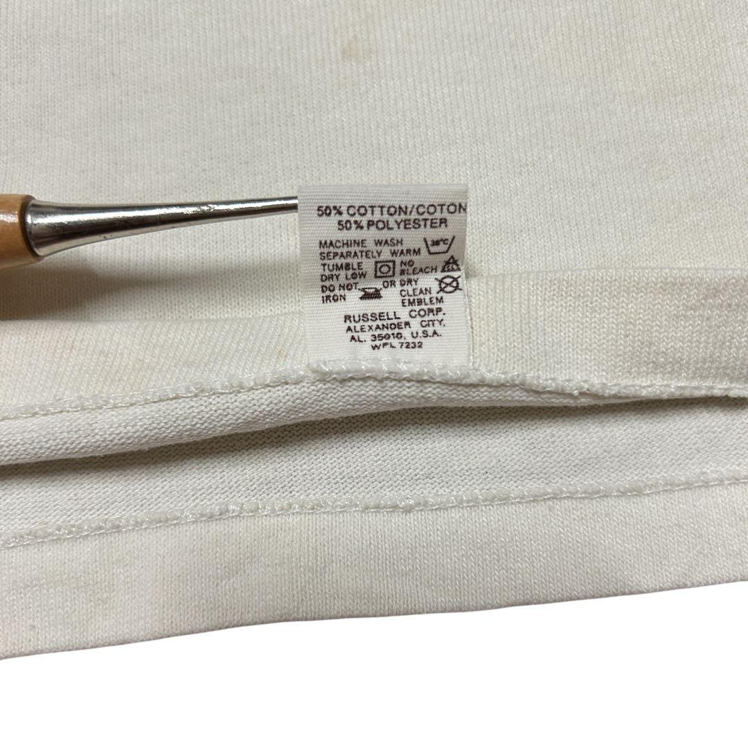 ビンテージ 70s ラッセル　金タグ　フットボール Tシャツ　66 ナンバリング