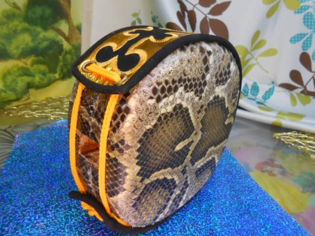 新品未使用(送料無料)19.980円　盛嶋開鐘蛇皮強化(二重張)型チーガ