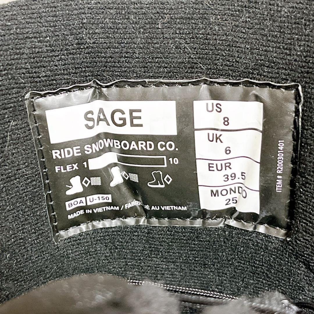 RIDE SAGE 25 ライド スノーボード ブーツ レディース BOA