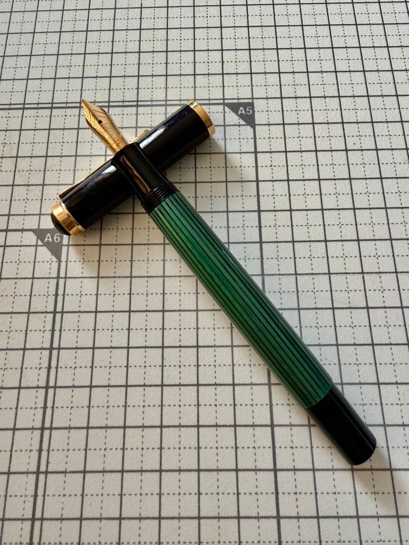 ペリカン　スーベレーン m400 グリーンストライプ