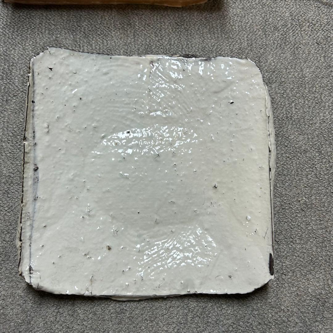 辻村史朗　粉吹八寸　皿