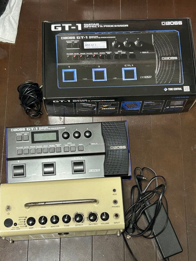 ギターアンプ エフェクターセット BOSS GT-1＆YAMAHA THR-5