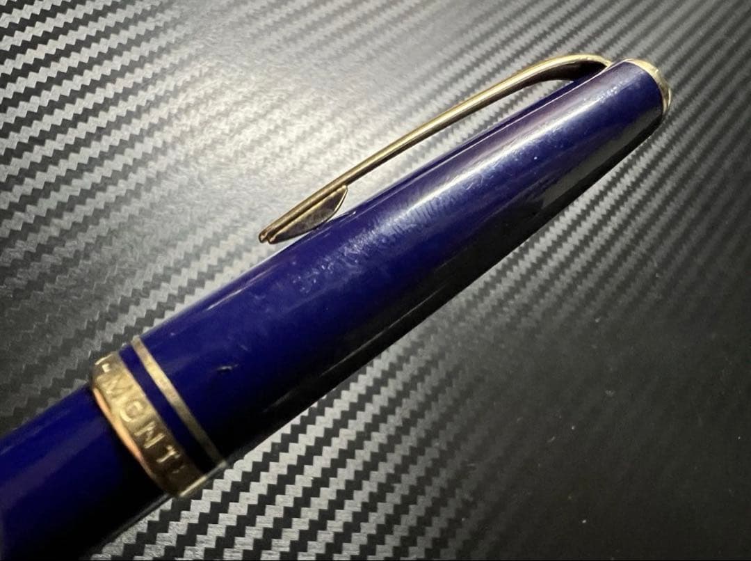美品 モンブラン ジェネレーション 万年筆 ネイビー M
