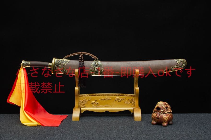 古兵器   武具　刀装具　日本刀　模造刀   居合刀 弘武牛尾刀