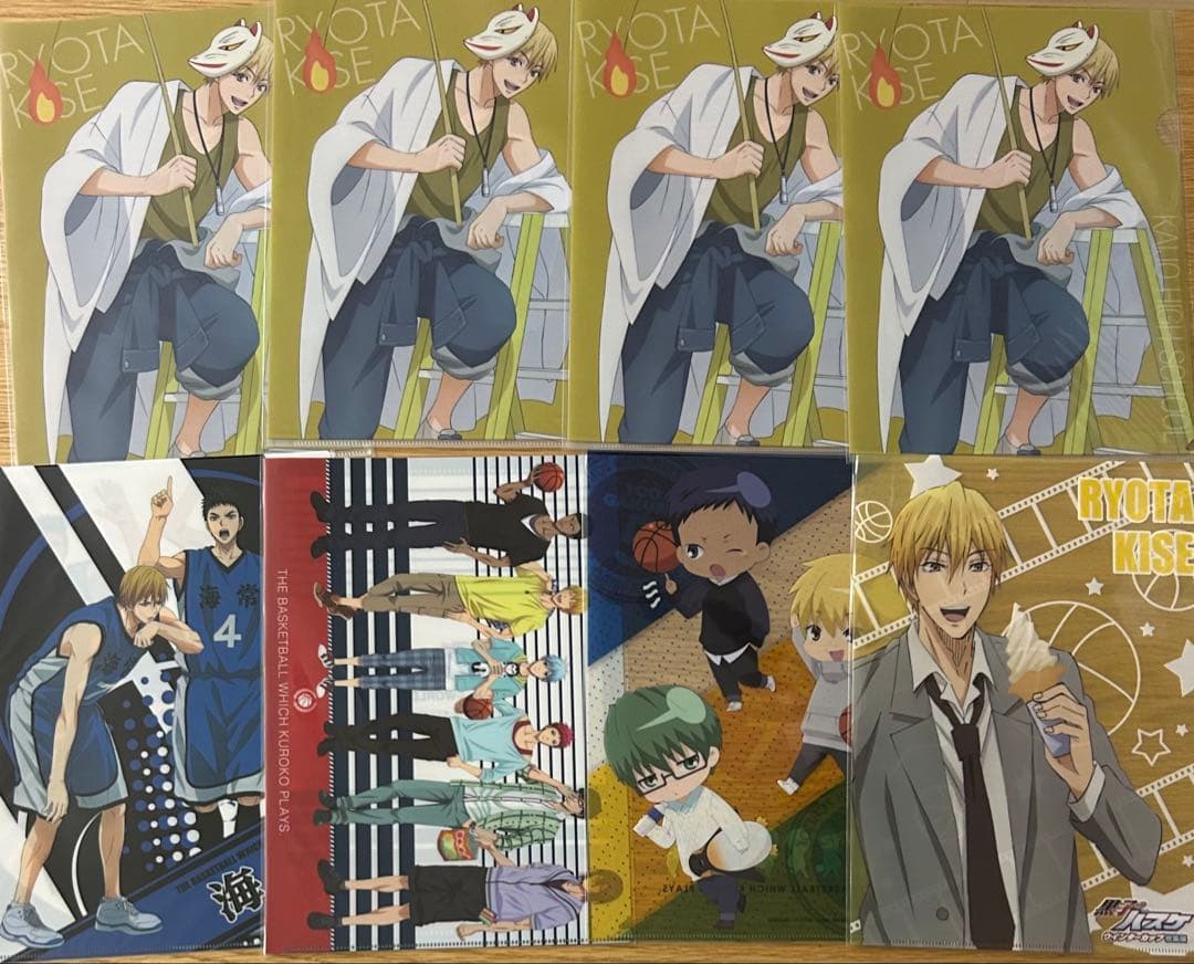 黒子のバスケ 黒バス 黄瀬涼太 クリアファイル　まとめ売り　52枚