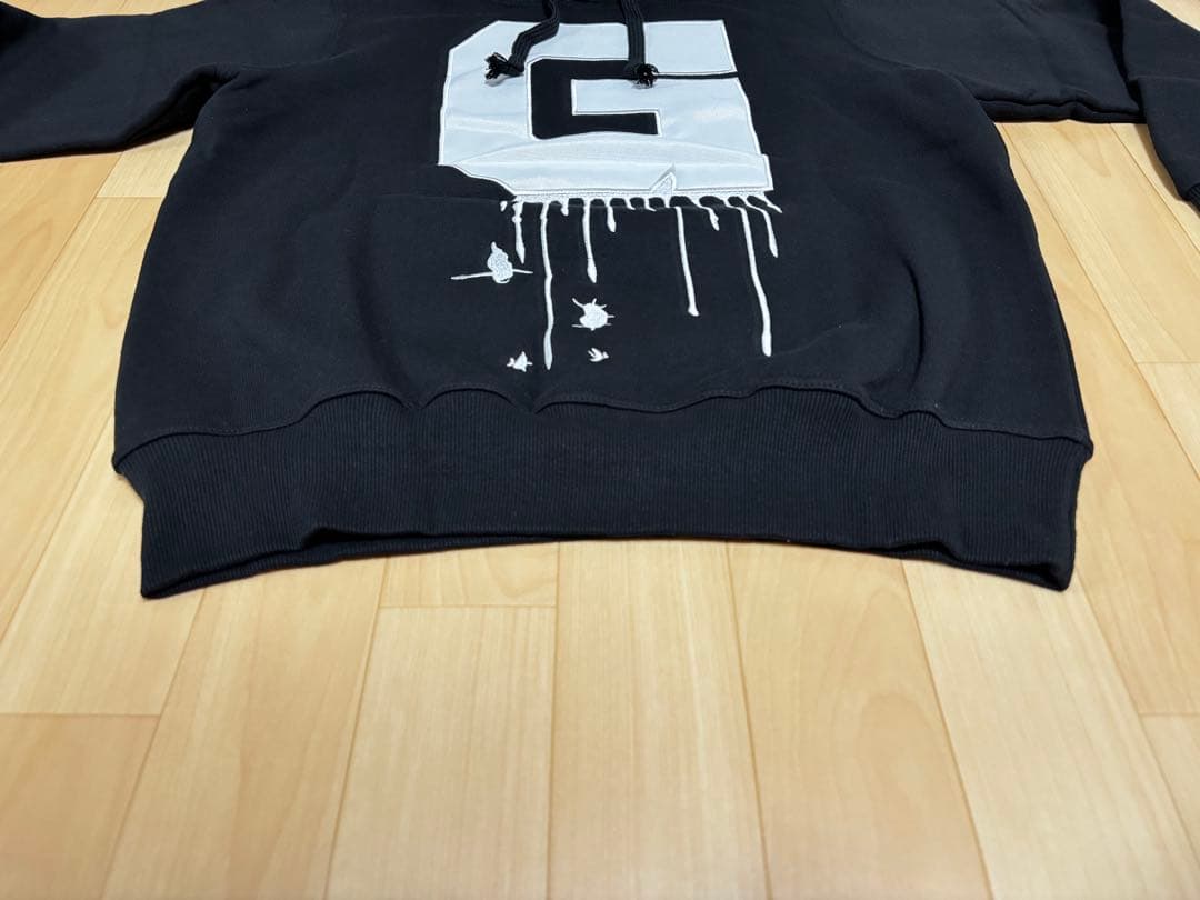初期 希少 G-DRAGON Gロゴ フード付きパーカー 黒