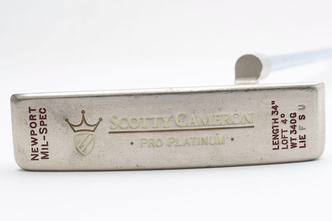 スコッティキャメロン プロプラチナムニューポートミルスペック パター34インチ