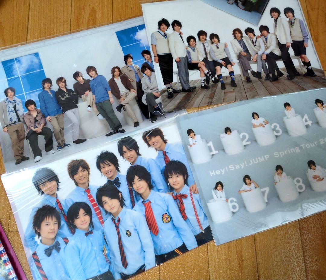 HeySayJUMP　クリアファイル　歴代　山田涼介　伊野尾　有岡　中島裕翔