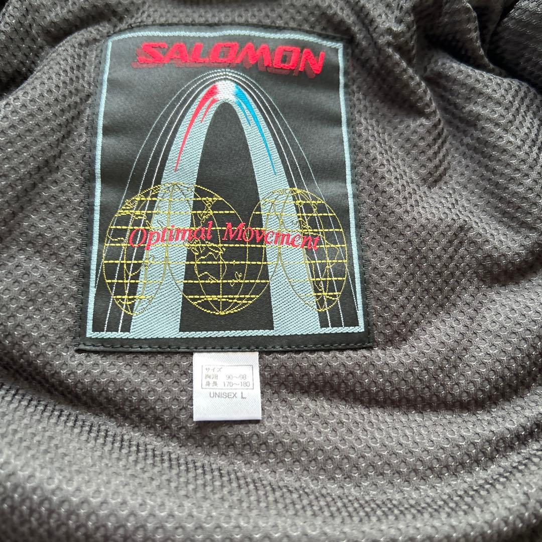 Salomon スキーウェア 赤/白/グレー