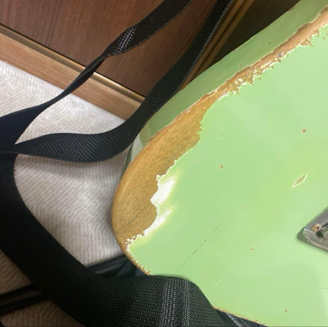 【最終値下げ】ラッカー塗装　レリックテレキャスター　サーフグリーン