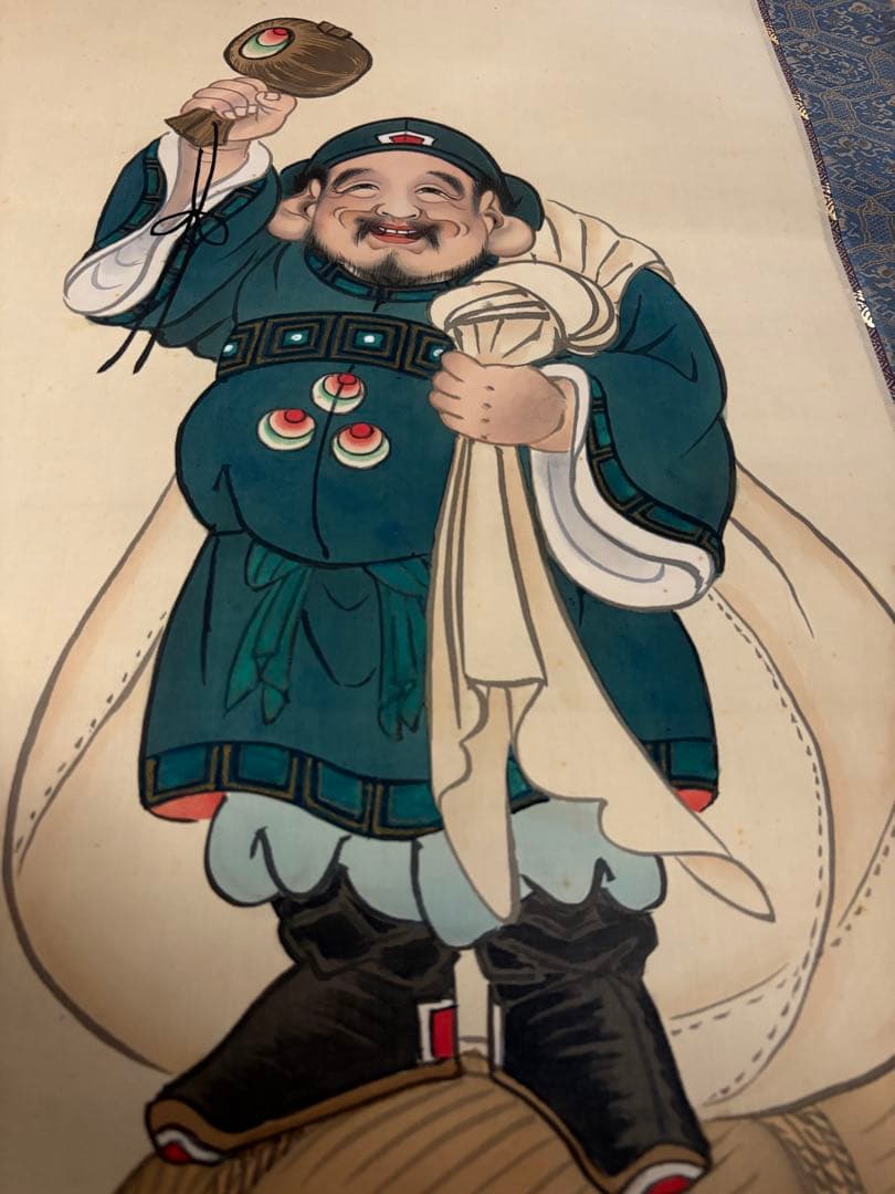 掛け軸　七福神の大黒天様