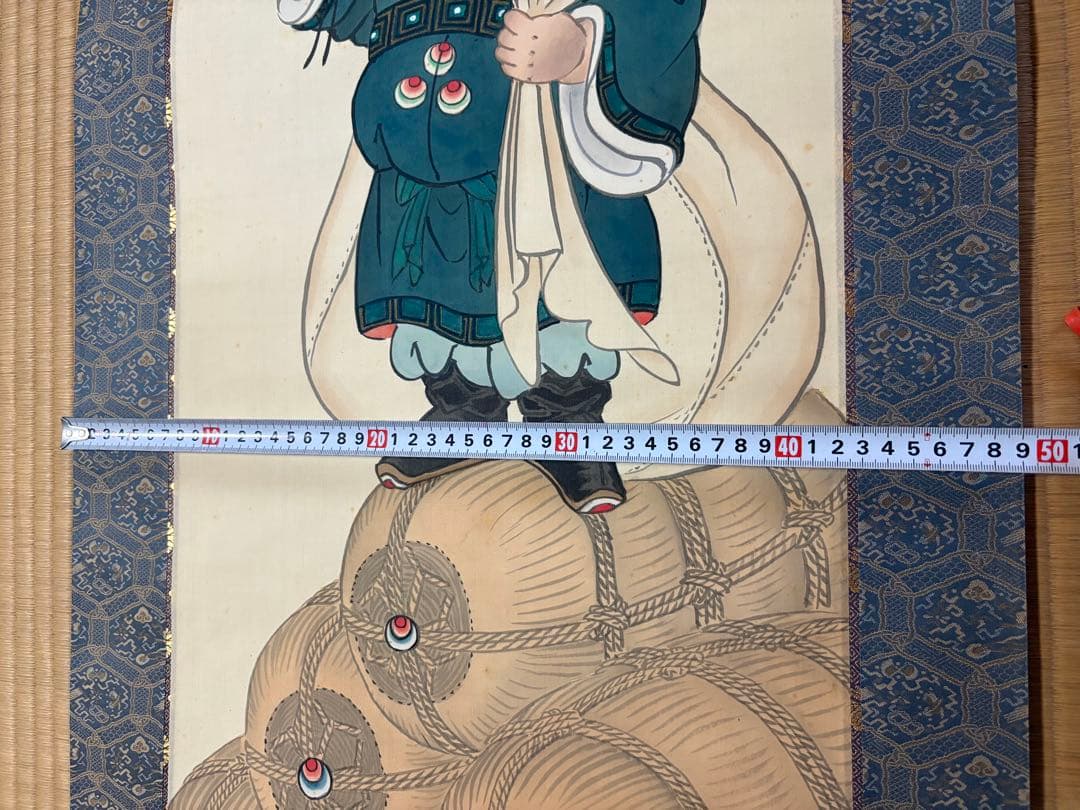 掛け軸　七福神の大黒天様