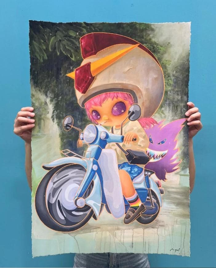 RYOL Motorbike Vibes ファインアートジークレープリント