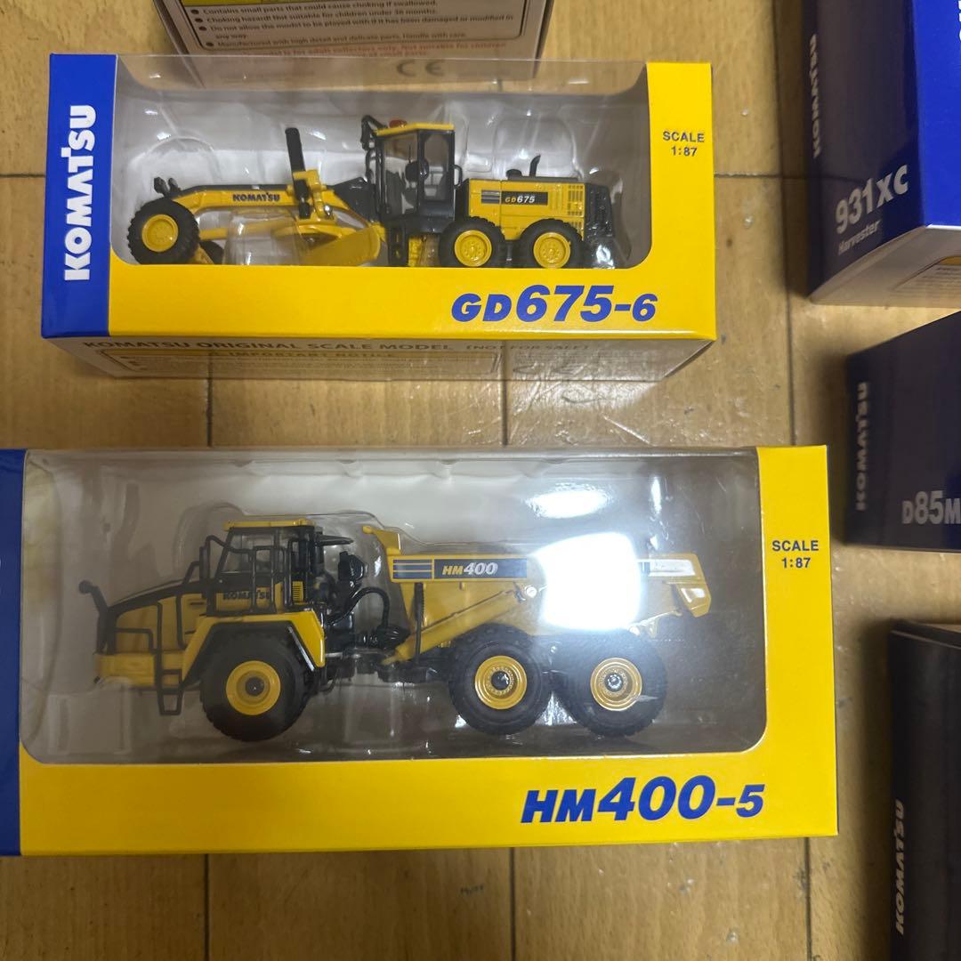 コマツ ミニカーセット全種類12種　HＯサイズ　株主優待　オリジナル非売品